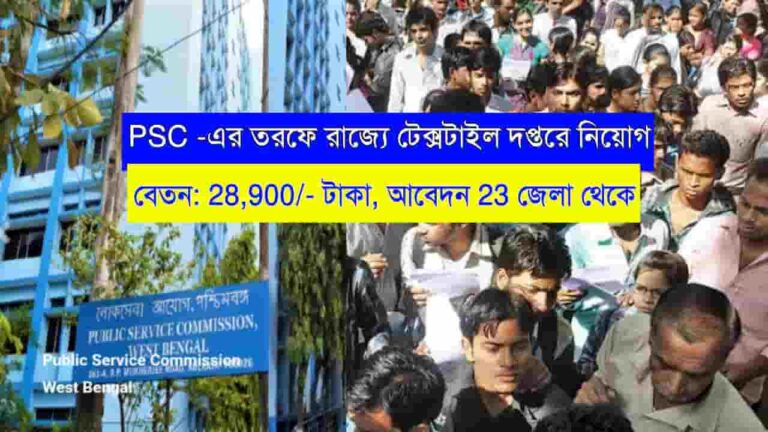 Textile Department Recruitment WB