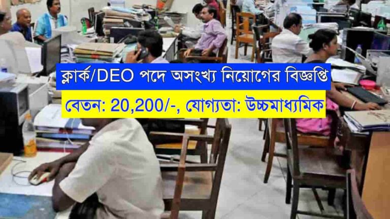 Clerk DEO Recruitment 2024