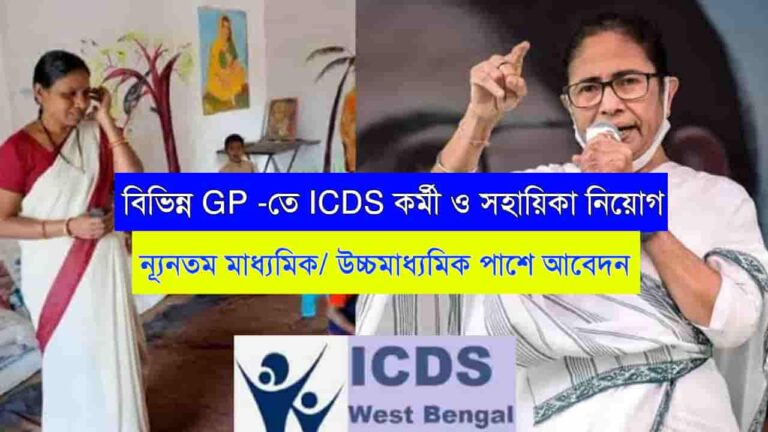 ICDS Worker Helper Recruitment 2024