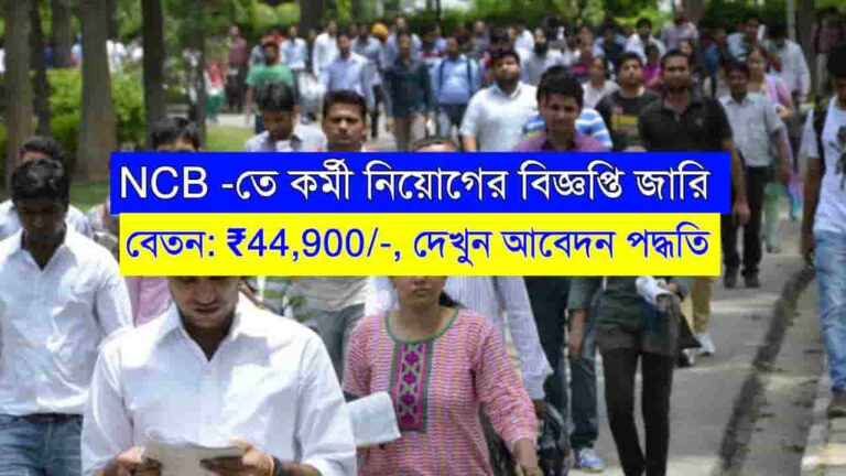 NCB Job Recruitment 2024