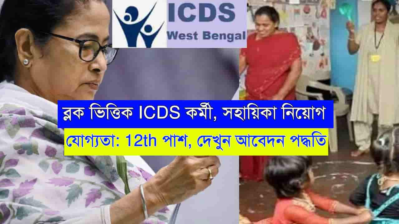 ICDS Anganwadi Recruitment 2024